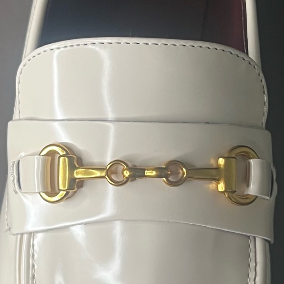 Franco Sarto vanilla white loafers NIB - Picture 2 of 3